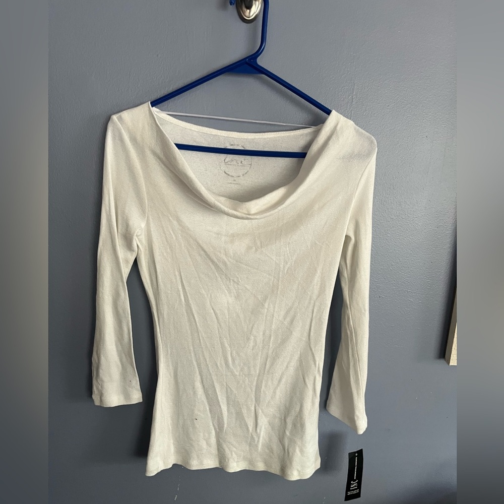 INC White Medium Top